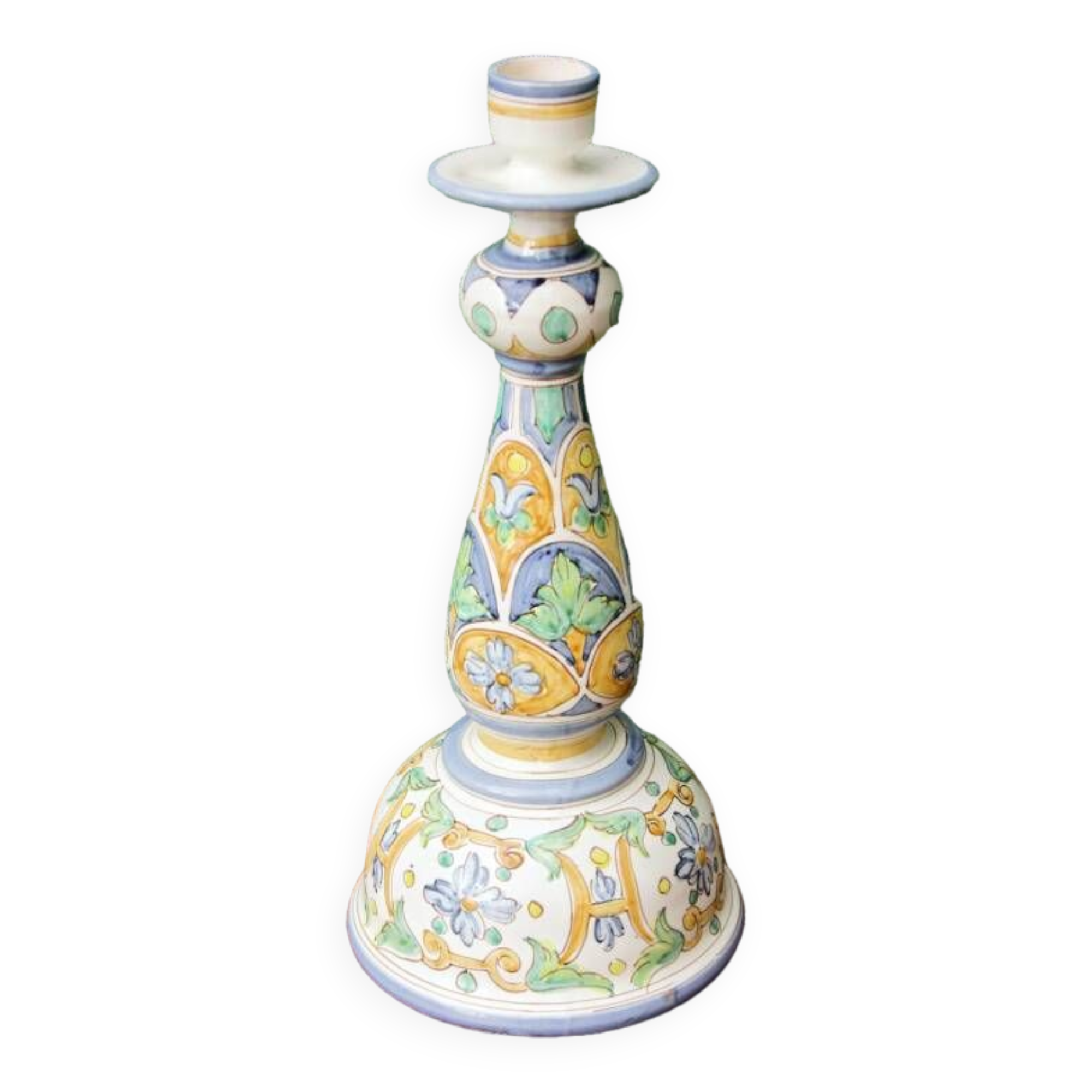 Santa ceramic candle holder (Spain)