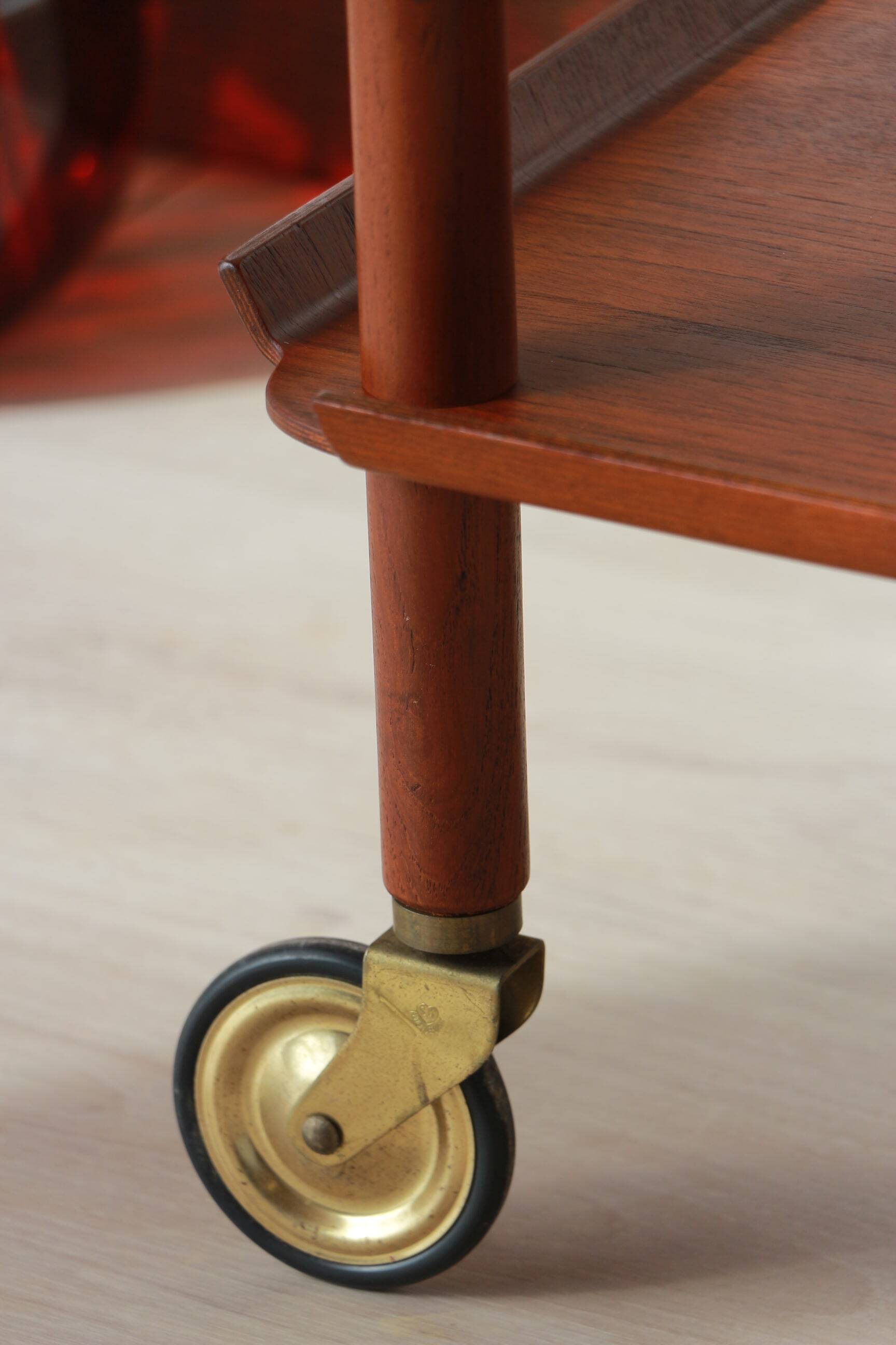 Teak trolley by Poul Hundevad for Vamdrup - Denmark - 1960