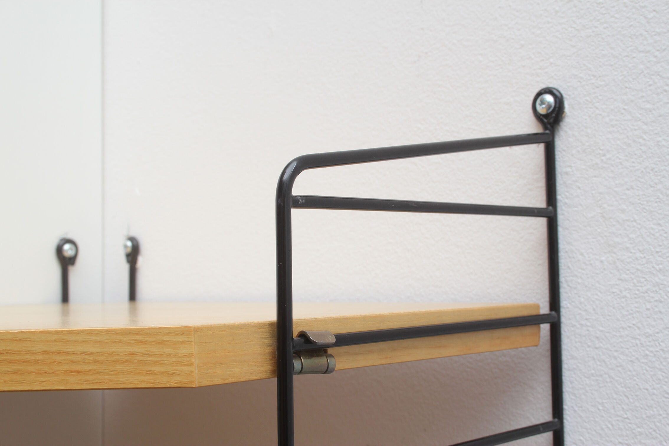 1960s corner wall unit in ash , Nisse Strinning Sweden