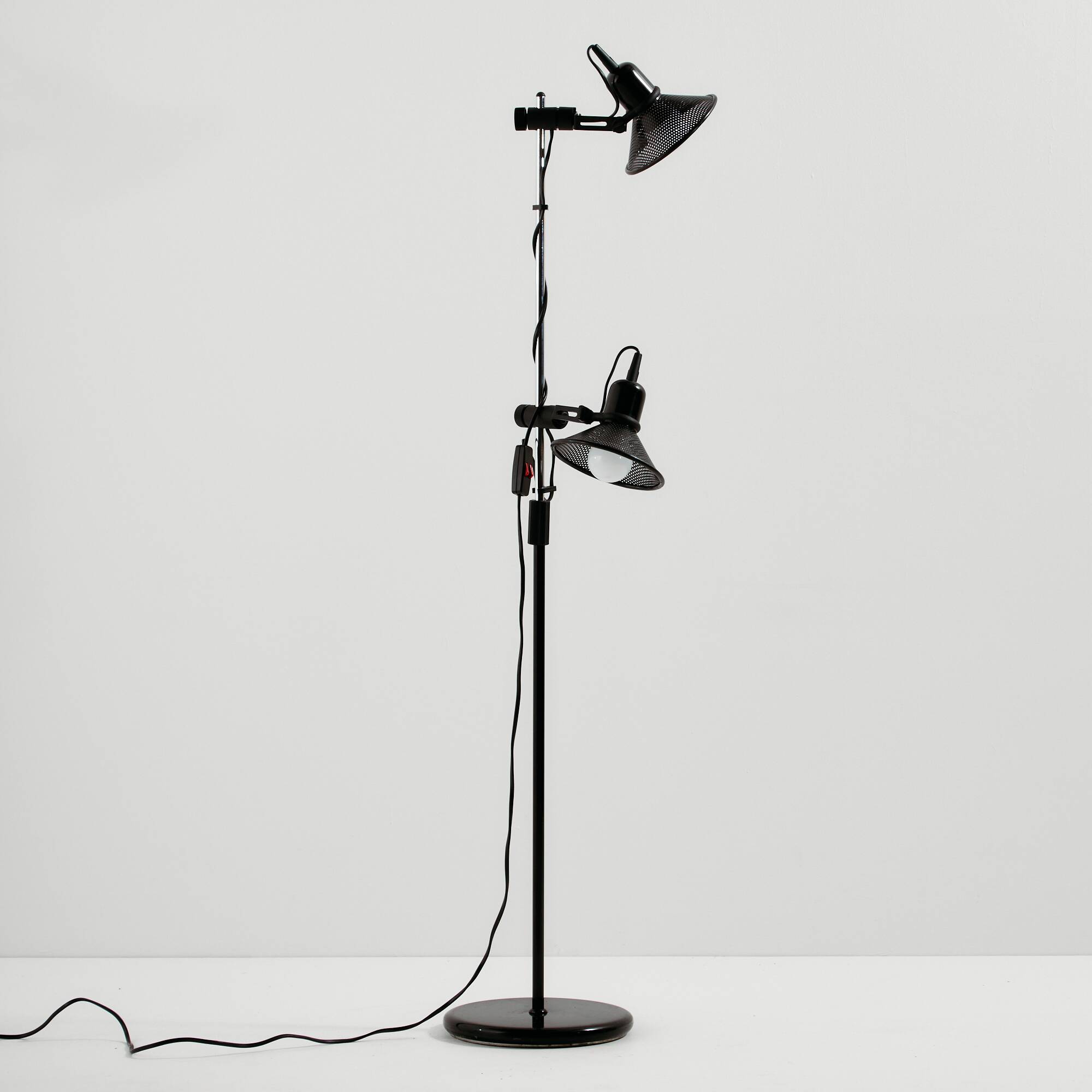 Metal floor lamp
