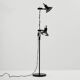 Metal floor lamp