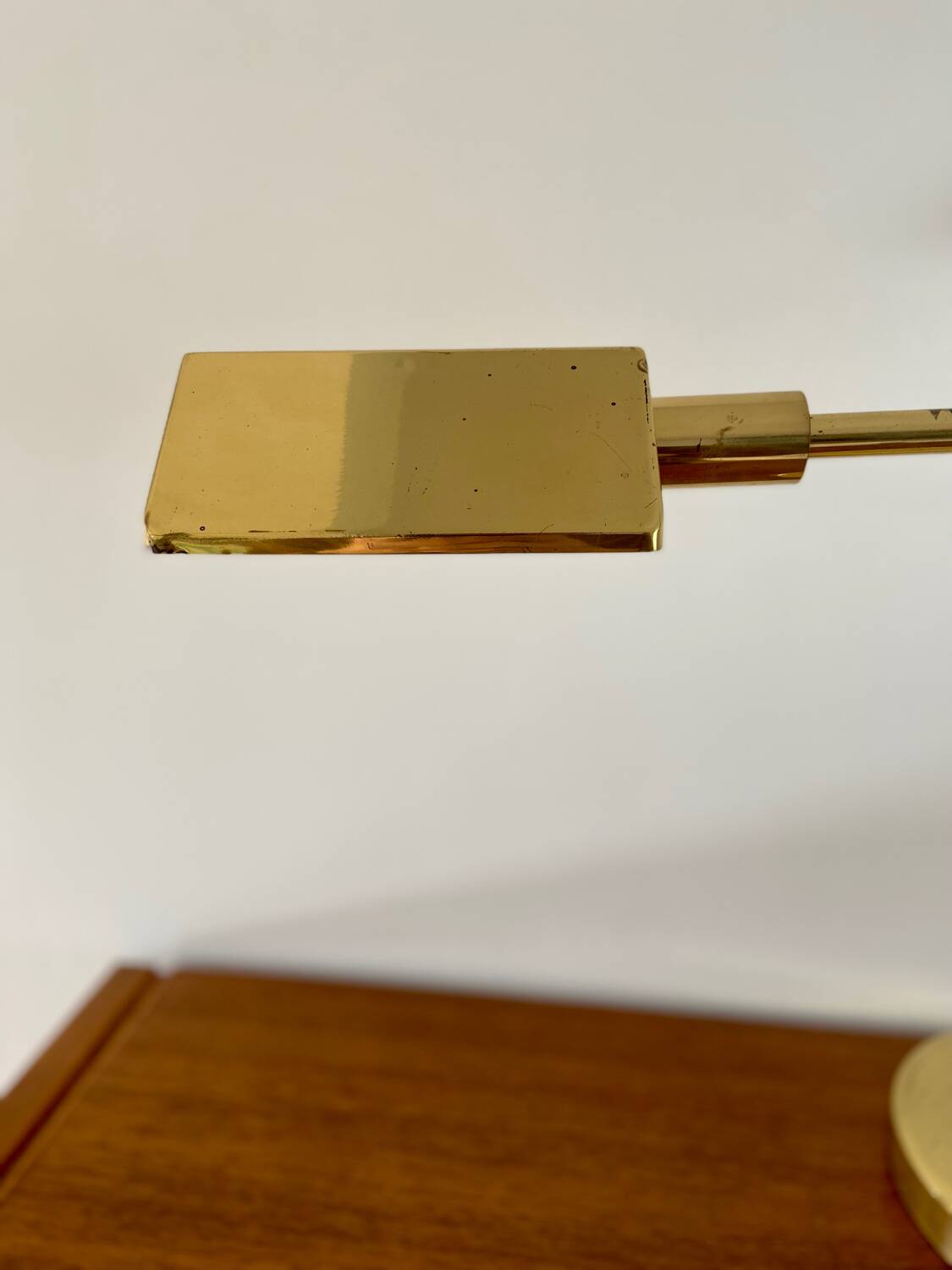 Brass desk lamp