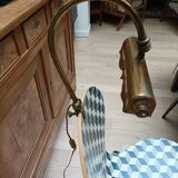 Old notary's lamp, screw-on banker's lamp