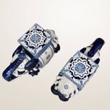 Pair of elephant ceramic side tables