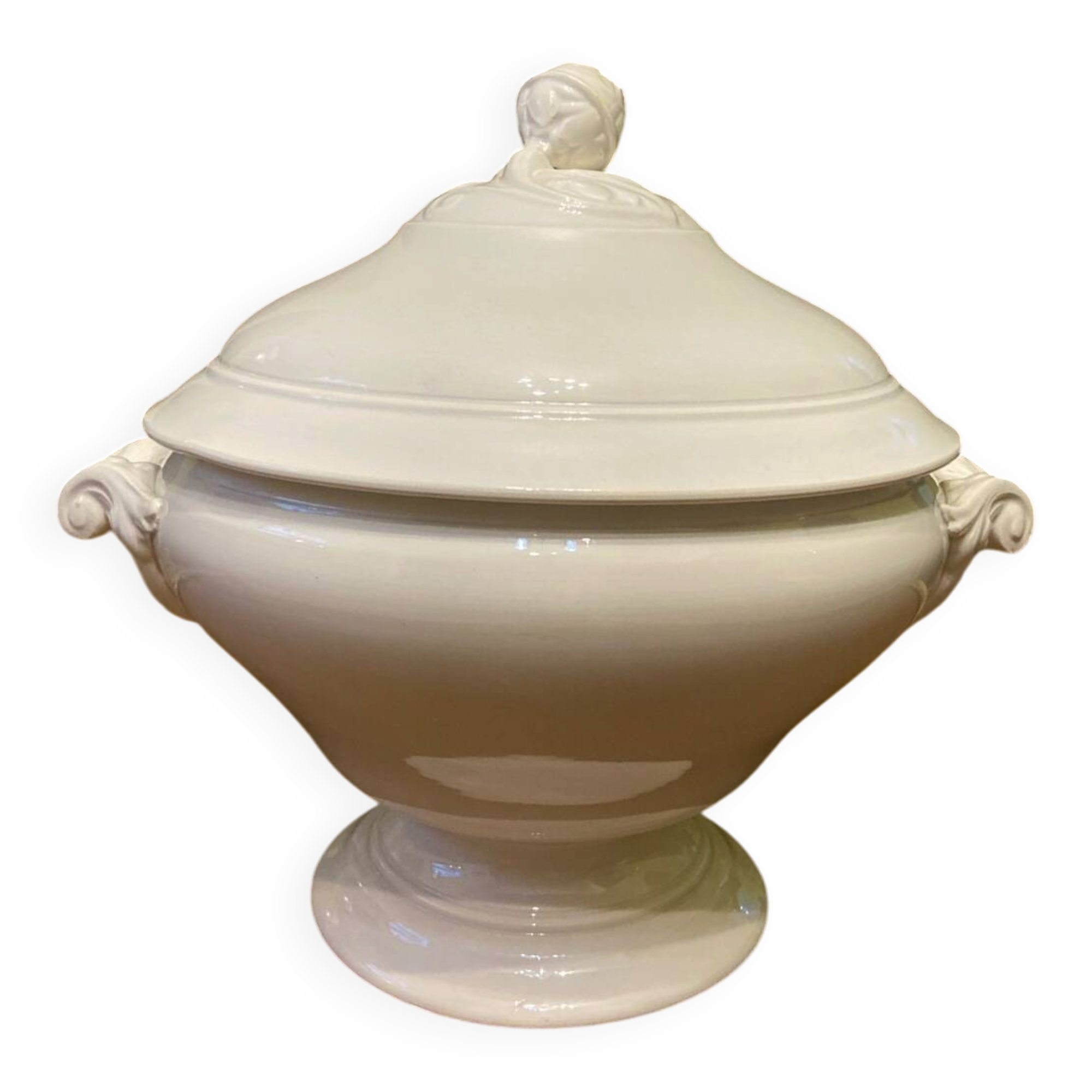 Sarreguemines soup tureen, Digoin ceramics