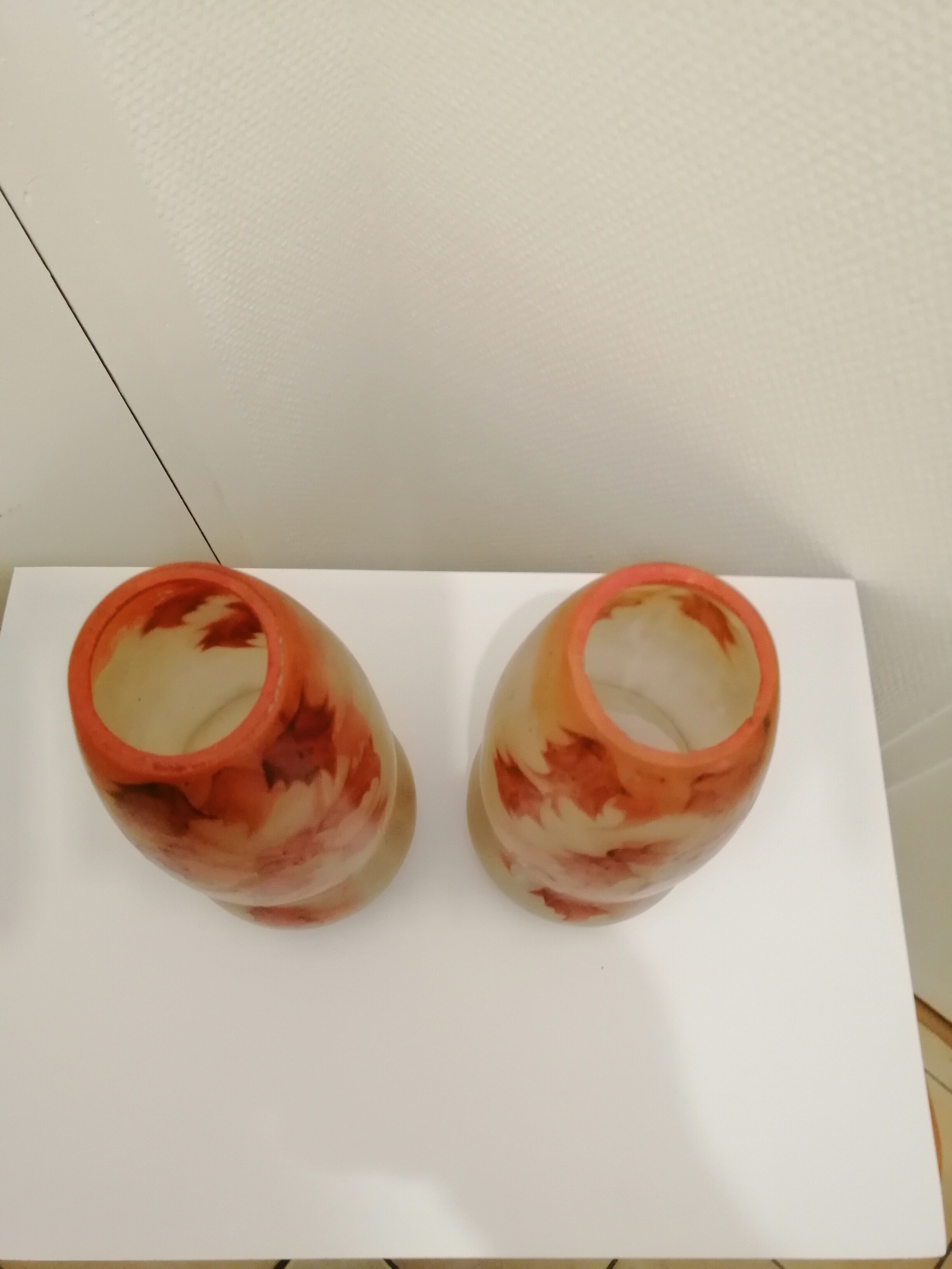 Paire de vases galets