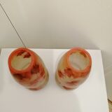 Pair of pebble vases