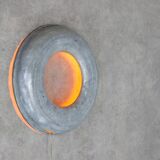 Vintage Italian Metal Donought Wall Lamp