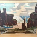 Oil on canvas - Seascape