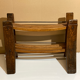 Antique fisherman's stool or wine and shoe rack, Dutch ca 1920