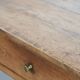 Fantastic antique French coffee table made of fruitwood with two drawers
