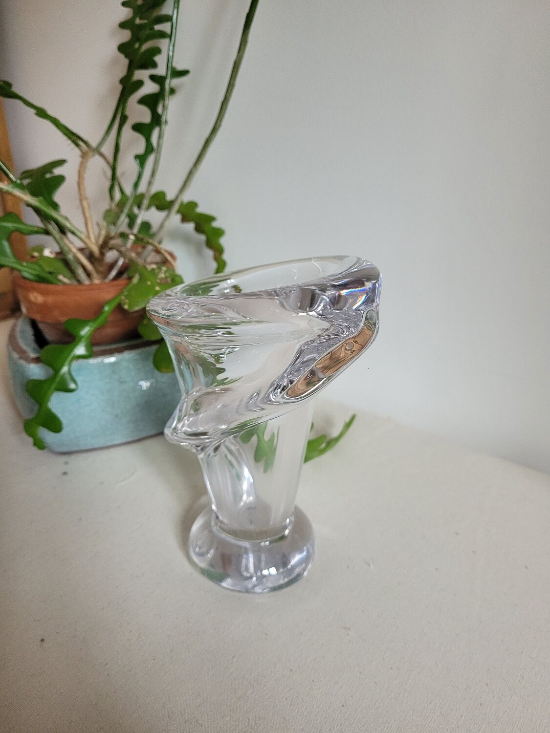 Crystal vase from Vannes Le Chatel
