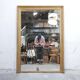 Old rectangular mirror Napoleon III 153cm x 107cm