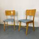 Chaises de salle à manger en hêtre modernistes du milieu du siècle, années 1950, lot de 2