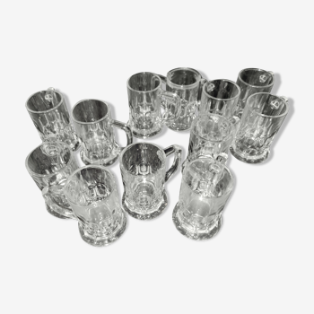 Lot de 12 chopes