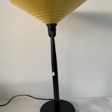 Yellow and black metal lamp