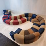 Huge "Mississippi" Lounge Sofa by  Groupe Artifort, 1970's