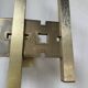 Pair of Regency brass wall lights in Italy
