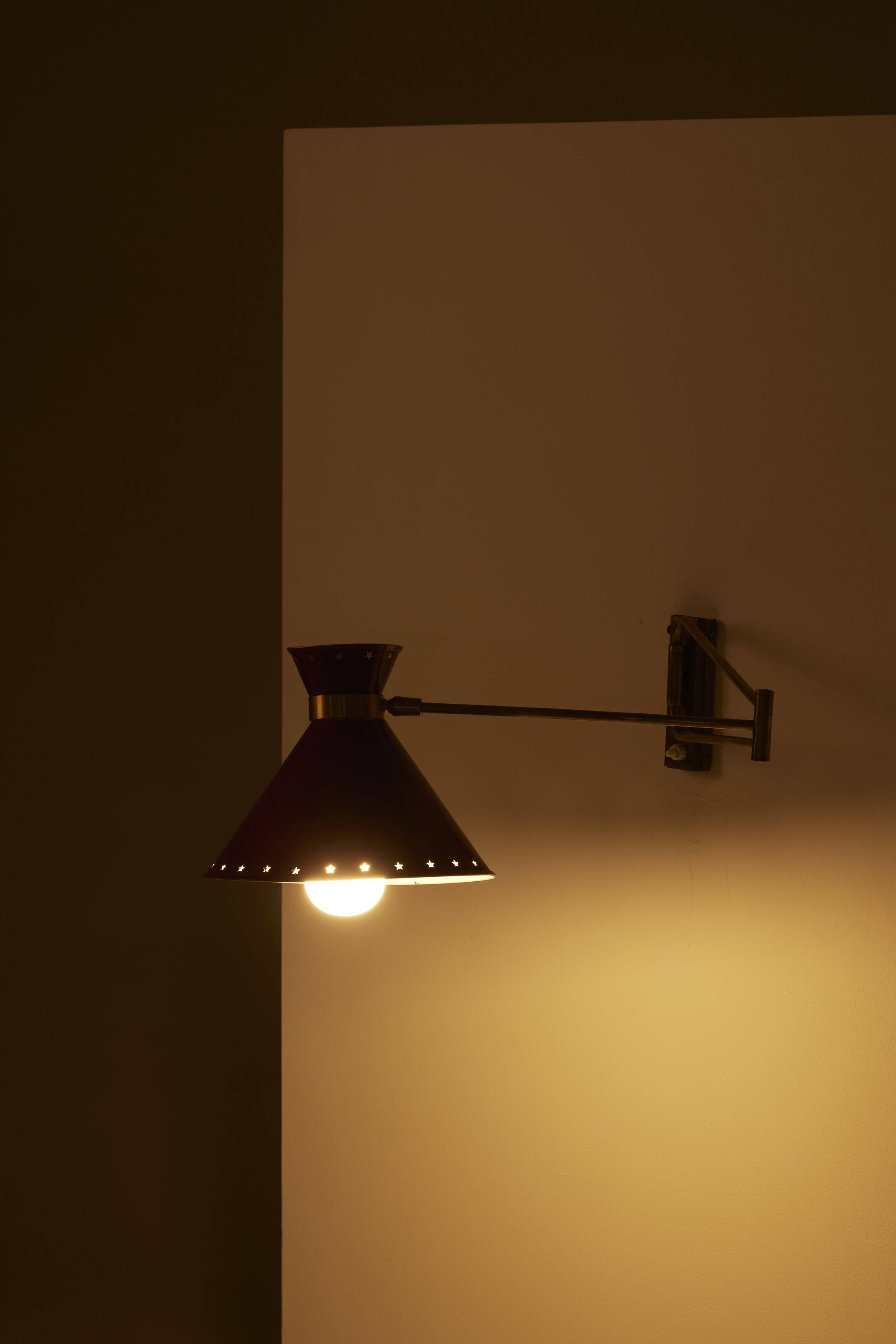 René mathieu wall light, 1950s