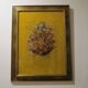 Scandinave suédois des années 1960 Tenture murale Crewel Picture Wall Art