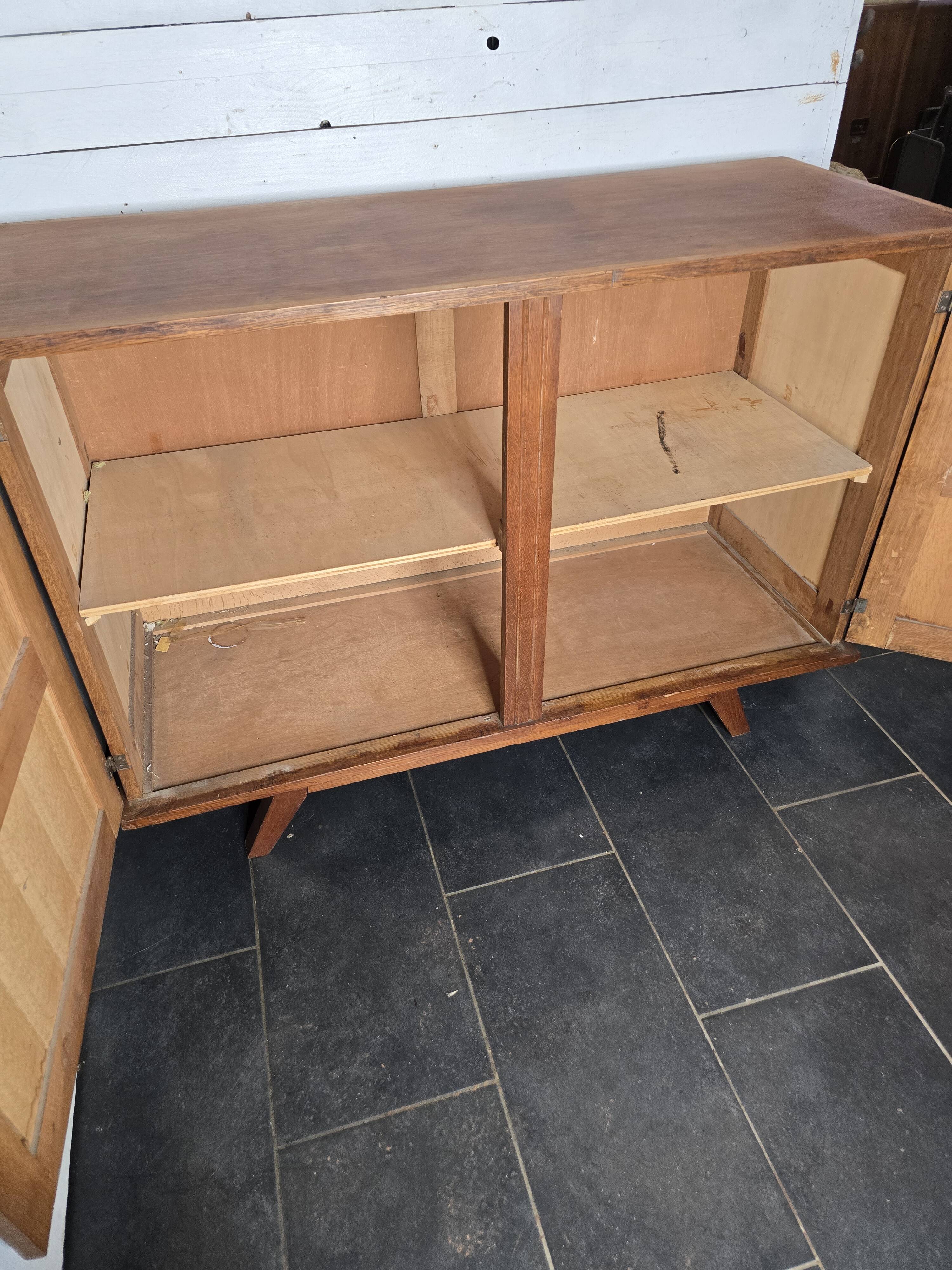 Vintage oak sideboard from the 60s