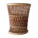Wicker wastebasket