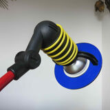 Lamp " spiral " primary colors 80s era Memphis