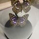 Globe trio de papillons