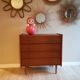 Commode vintage de style scandinave en teck