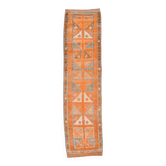 Tapis, 3x12, Orange, turc, Vintage, 95x370Cm, SK 22033
