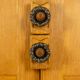 Guillerme and Chambron. Oak wardrobe with integrated secretary. 1970-80.
