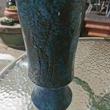 Blue vase by Jacques Blin