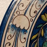 Large painted plate G. Licata Sciacca