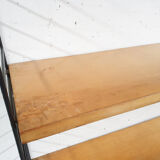 Vintage pinewood book shelves