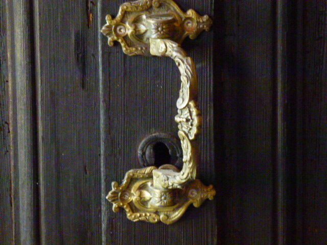 Burnt wooden buffet shou-sugi-ban