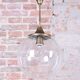 Mid-Century Chandelier in Brass and Glass, Czech, 1960s