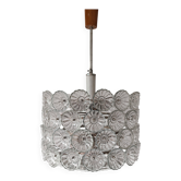 Large floral chandelier Mid Century Modern attributed to Emil Stejnar 1970s