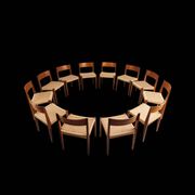 Set of 12 Pia chairs by Poul Cadovius, Denmark, 1950s