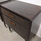 Table de nuit vintage Palissandre