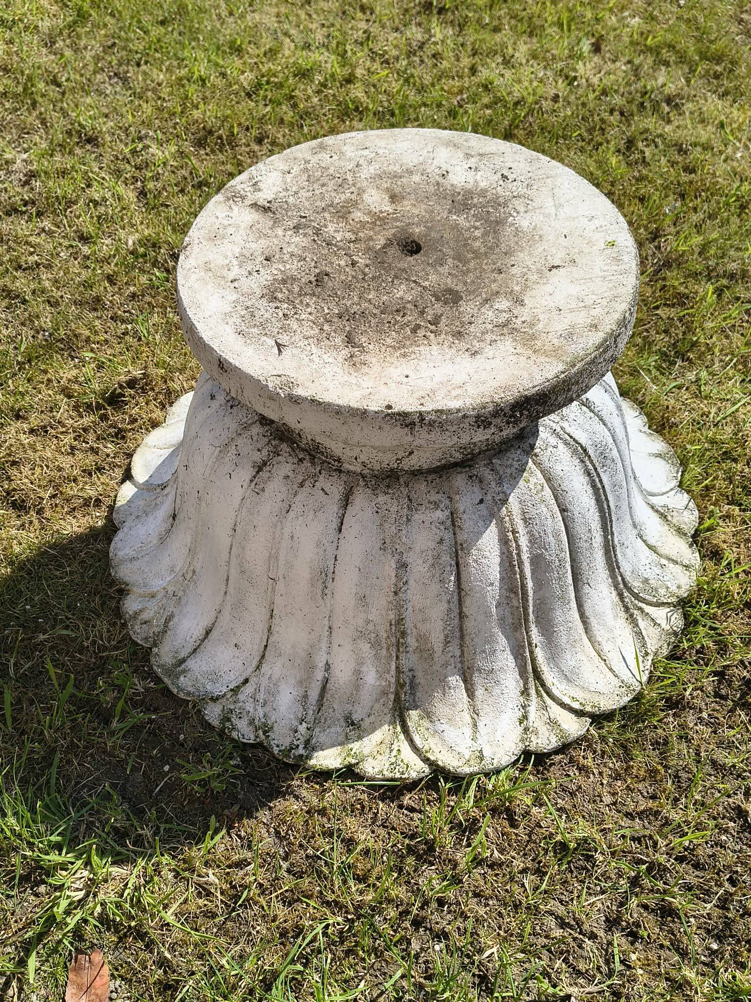 Ensemble de 2 pots à fleurs en beton