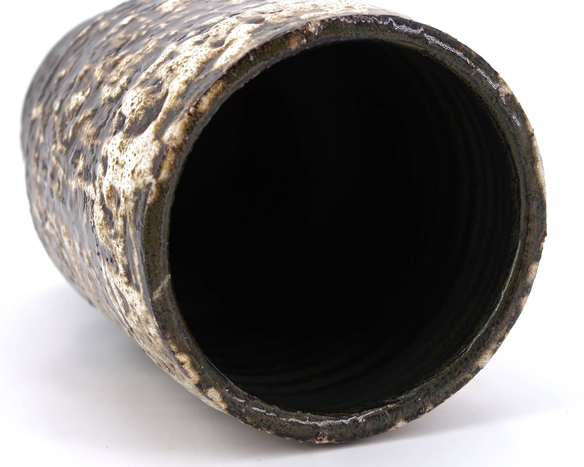 Fat lava ceramic vase by Pieter Groeneveldt, 1950s