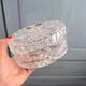 Vintage hand-cut Bohemian crystal bonbonnière Czechoslovakia
