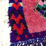 Moroccan Berber carpet old Azilal corridor 2,4x0.9m