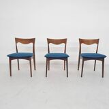Set of 3 rosewood "AWA" dining chairs, the Netherlands 1950's
