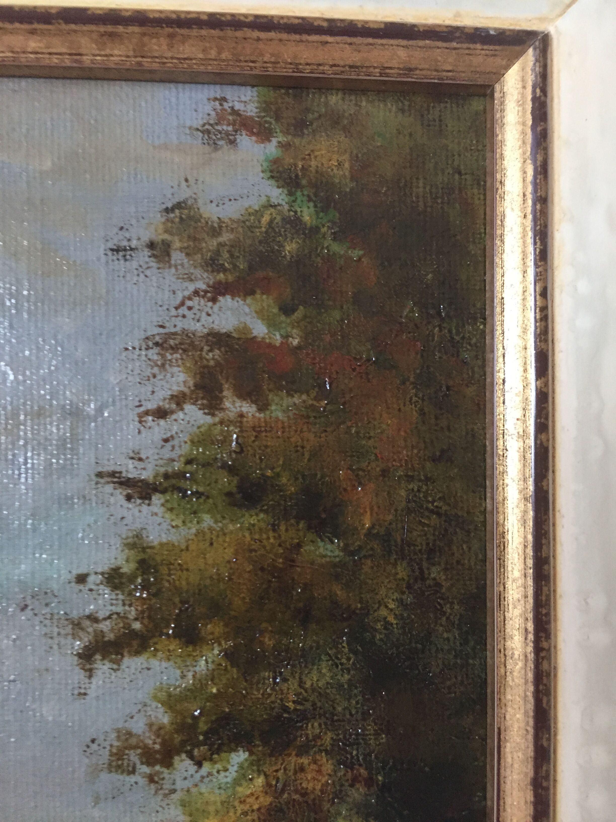 Oil on canvas signed - Moulin de Lancieux (Dinard)