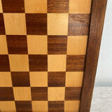 Wooden draughts game