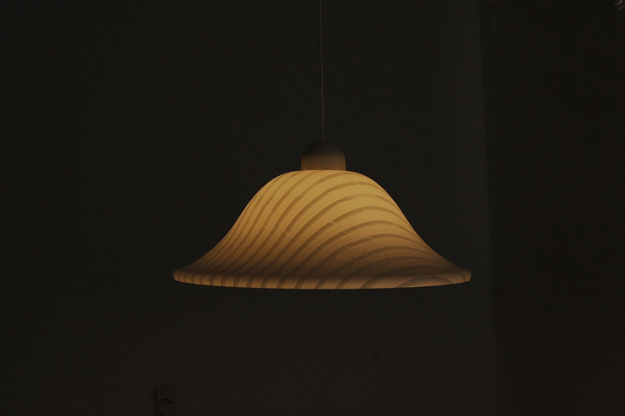 Mid-Century Glass Ceiling Lamp from Peill & Putzler