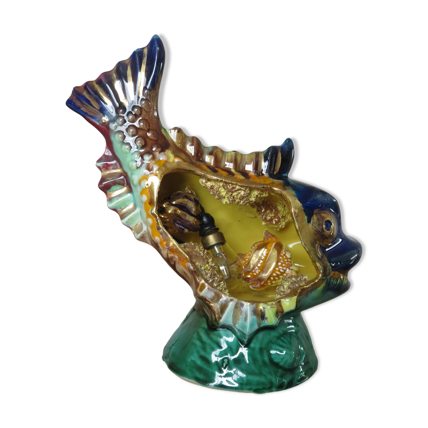 Lamp " fish " Vallauris 60s