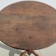Tripod table with tilting top, Restoration period