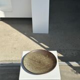 Indonesian green ceramic dish D:26.5